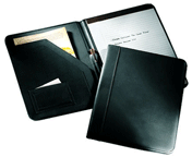 European Leather A4 Portfolio, Napa Leather A4 Padfolio
